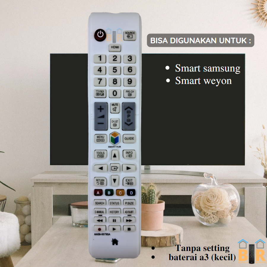 Remot Remote TV Smart Weyon / Samsung AA59-00795A LED LCD tanpa setting