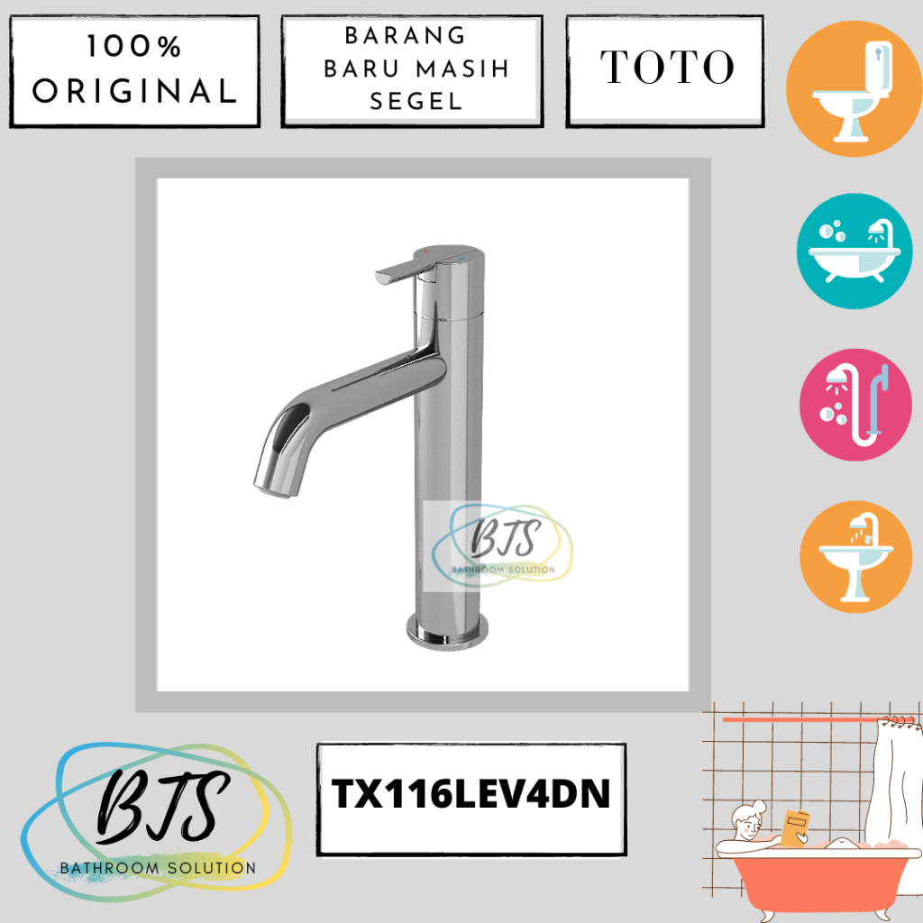 Kran wastafel TOTO TX116LEV4DN / TX 116 LEV4DN / TX 116LEV4DN / TX116 LEV4DN / TX116LEV4DN