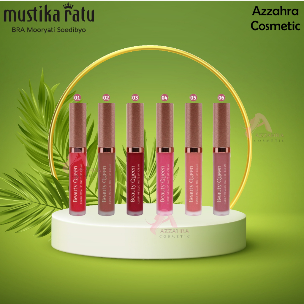 Mustika Ratu Beauty Queen Luxury Metallic Matte Lip Cream 5,5gr