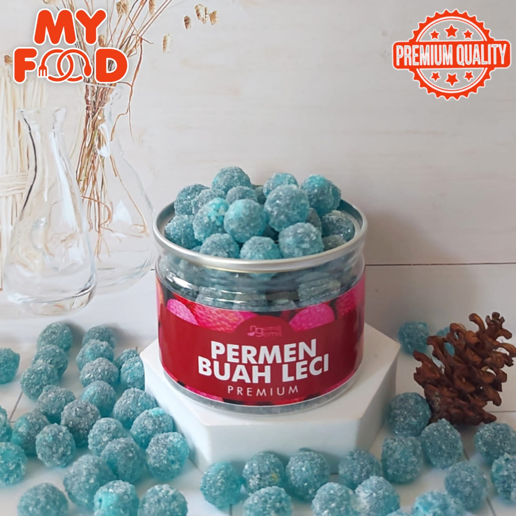 

[Myfoodofficial] - Can Permen Buah Leci Lychee Candy Kualitas Premium