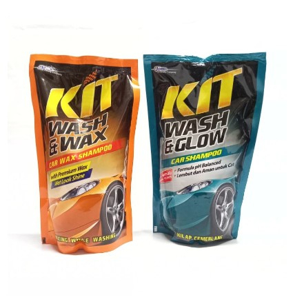 KIT Wash & Wax Car Wax Shampoo |  KIT Wash & Glow Car Shampoo 800 ML