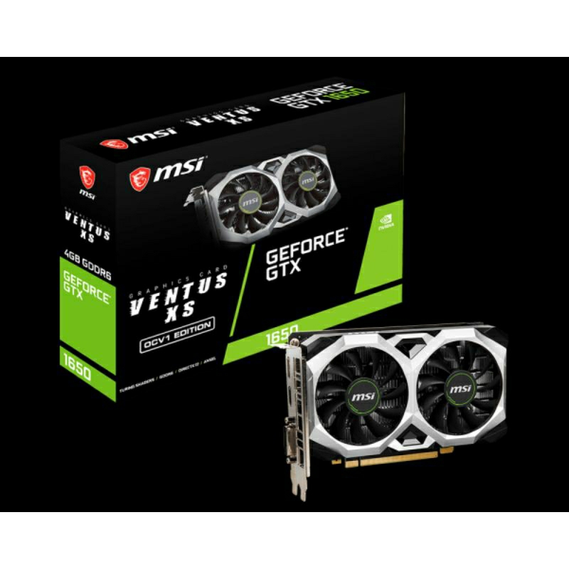 VGA Gaming Rendering MSI GTX 1650 4GB Ventus XS OCV1 GDDR6