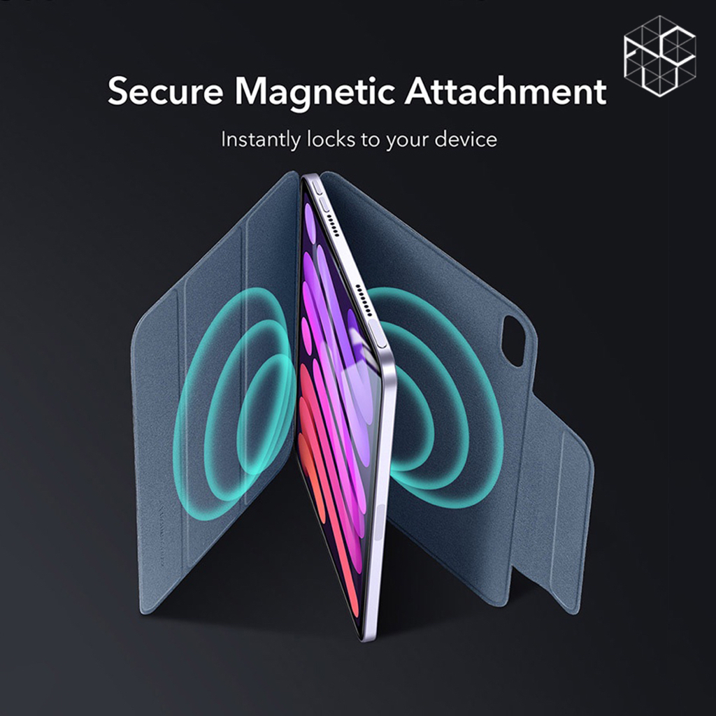 PU Leather Magnetic iPad Case with Magnetic Clasp for iPad Mini 6 / iPad Gen 10 10.9&quot; / iPad Air 5 10.9&quot; / iPad Air 6 11&quot; / iPad Pro 11&quot; 2021 / iPad Pro 11&quot; 2024