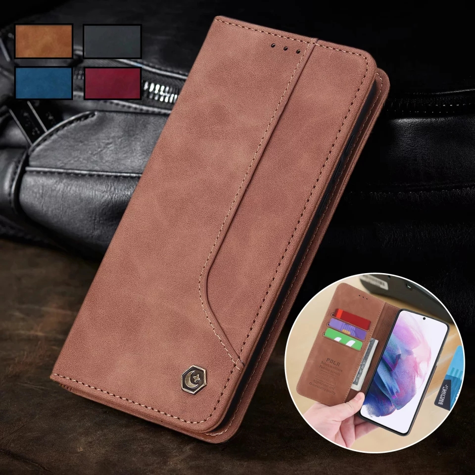 Huawei Nova 5T 9 Redmi 8 Pola Flip Cover Case Wallet Card Slot Kartu Leather Casing Dompet Kulit