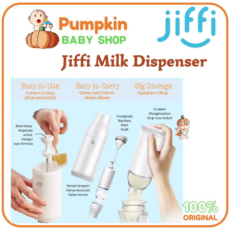 JIFFI Milk Dispenser / Jiffi Tempat Susu Bubuk