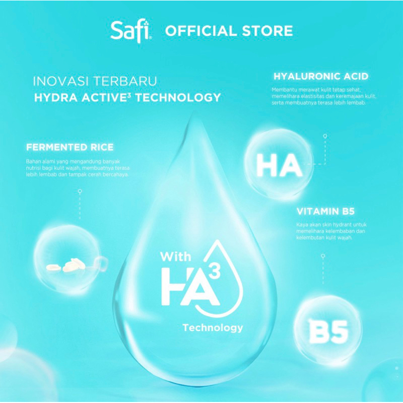 Safi Hydrating Water Drop Moisturizer 40g Original BPOM COD 40