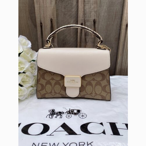 C7226 1325 C4092 Original COACH Papper Satchel In Signature Canvas