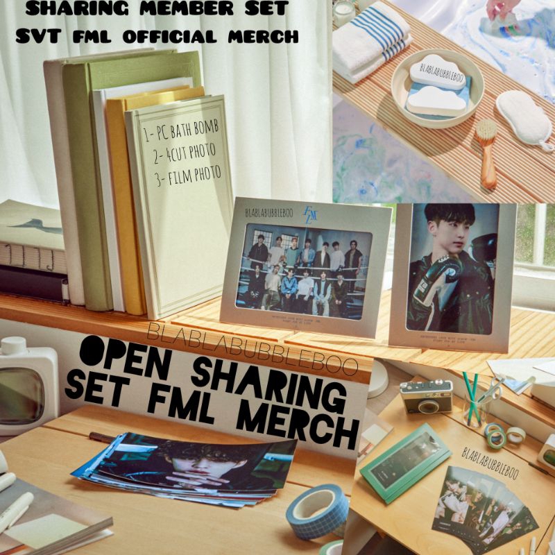 [ OPEN SHARING & D.P. PO FULLSET ] SEVENTEEN 4CUTS PHOTO BINDER BATH BOMB FILM PHOTO & FRAME SET OFF