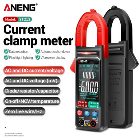 Tester Listrik DC AC  Digital Clamp Meter ANENG ST212
