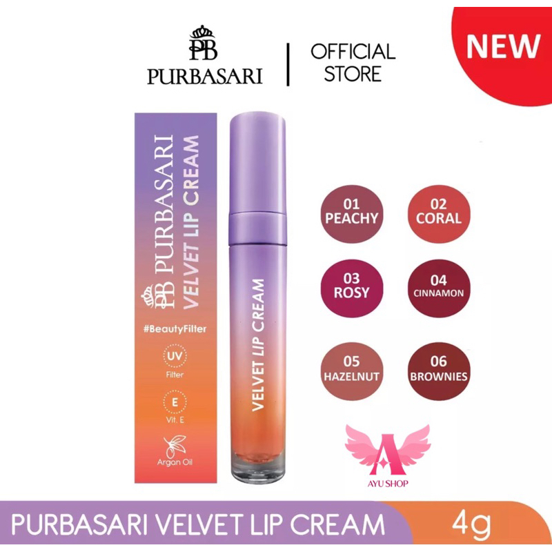 Purbasari Velvet Lip Cream