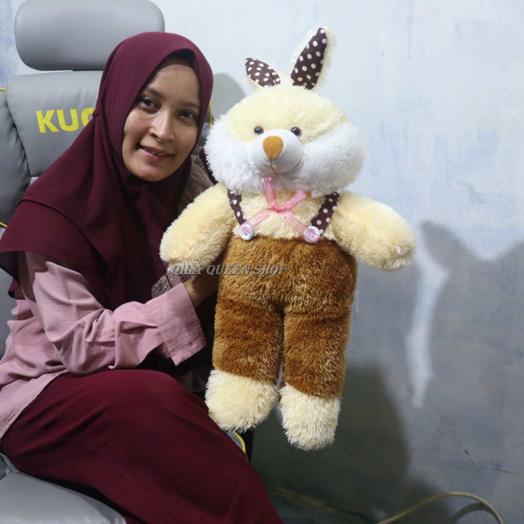 BONEKA KELINCI M JOJON TERLARIS BISA COD TINGGI 60CM SAMPAI UJUNG KEPALA