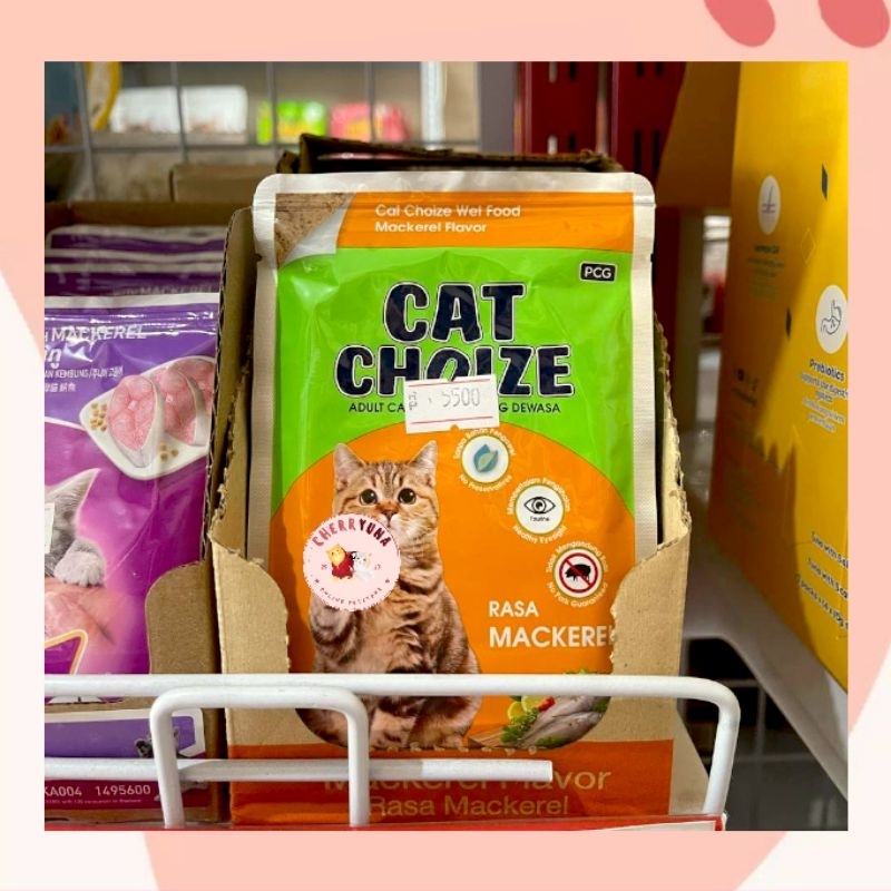 Cat Choize Wetfood Pouch Makanan Basah Untuk Kucing Cat Choize 75Gr