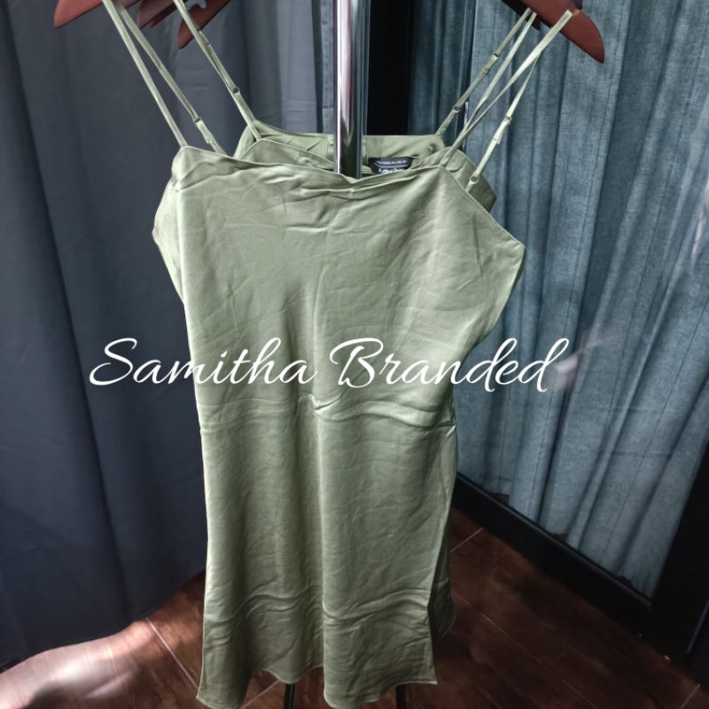 Other Stories Strappy Slip Mini Dress