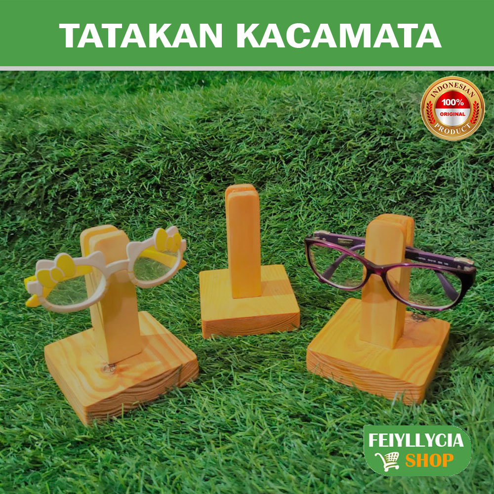 KACAMATA HOLDER - STAND KACAMATA - STAND WOOD SOLID