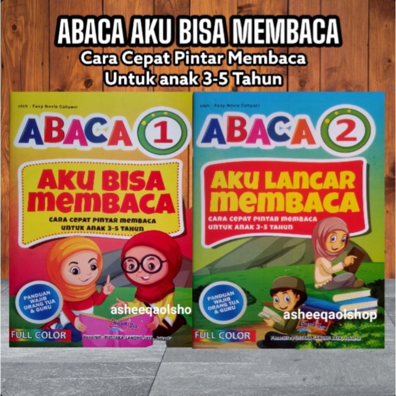 Buku ABACA 1-2 Aku Lancar Membaca Cara Cepat Pintar Membaca