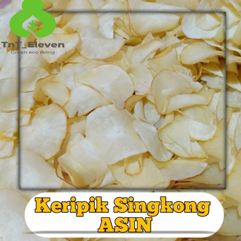 

Cemilan Keripik Singkong Asin - Kripik Singkong (100gr)