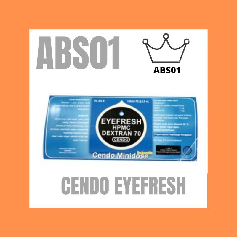 EYE FRESH CENDO MINI DOSE PER STRIP