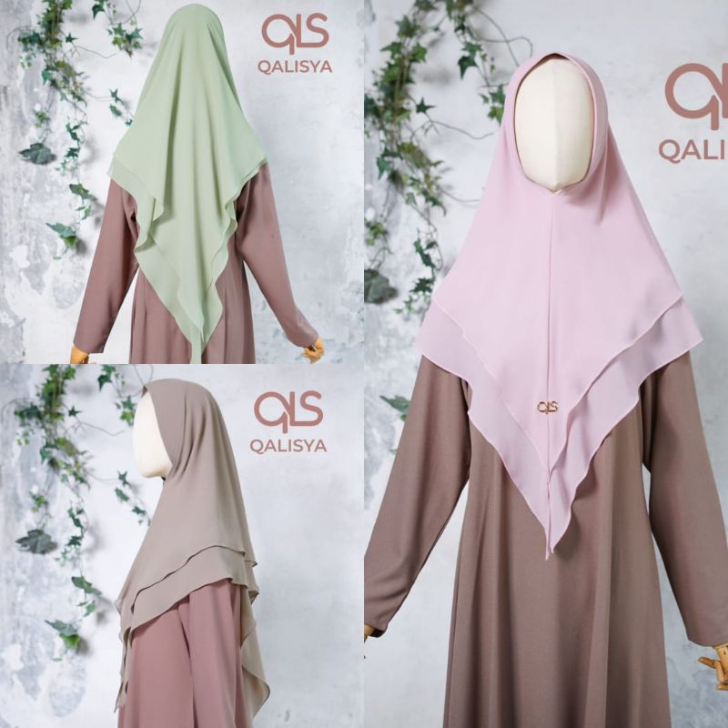 Shanika Khimar (M) By Qalisya Original Terbaru