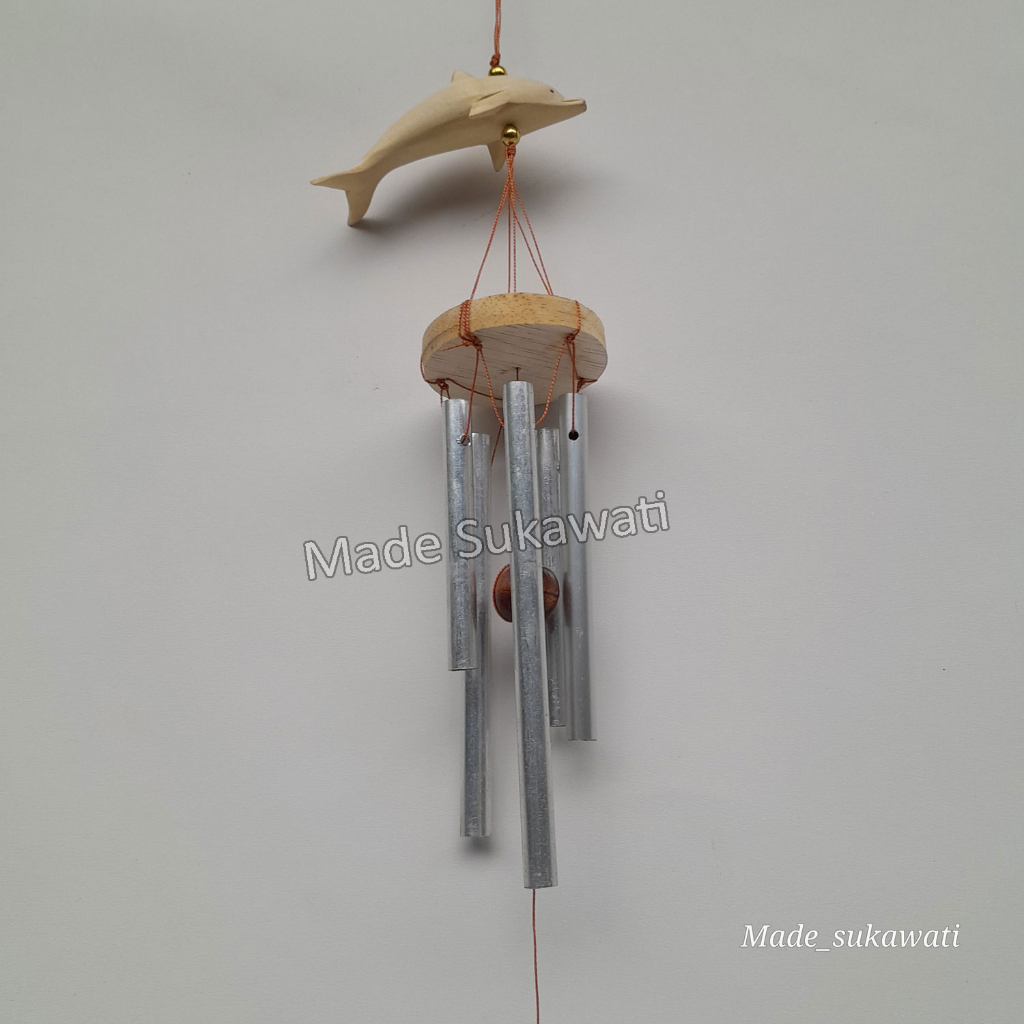 Windchimes Lonceng aluminium Dolphin Lumba Love Pinokio Bel kerajinan Handmade