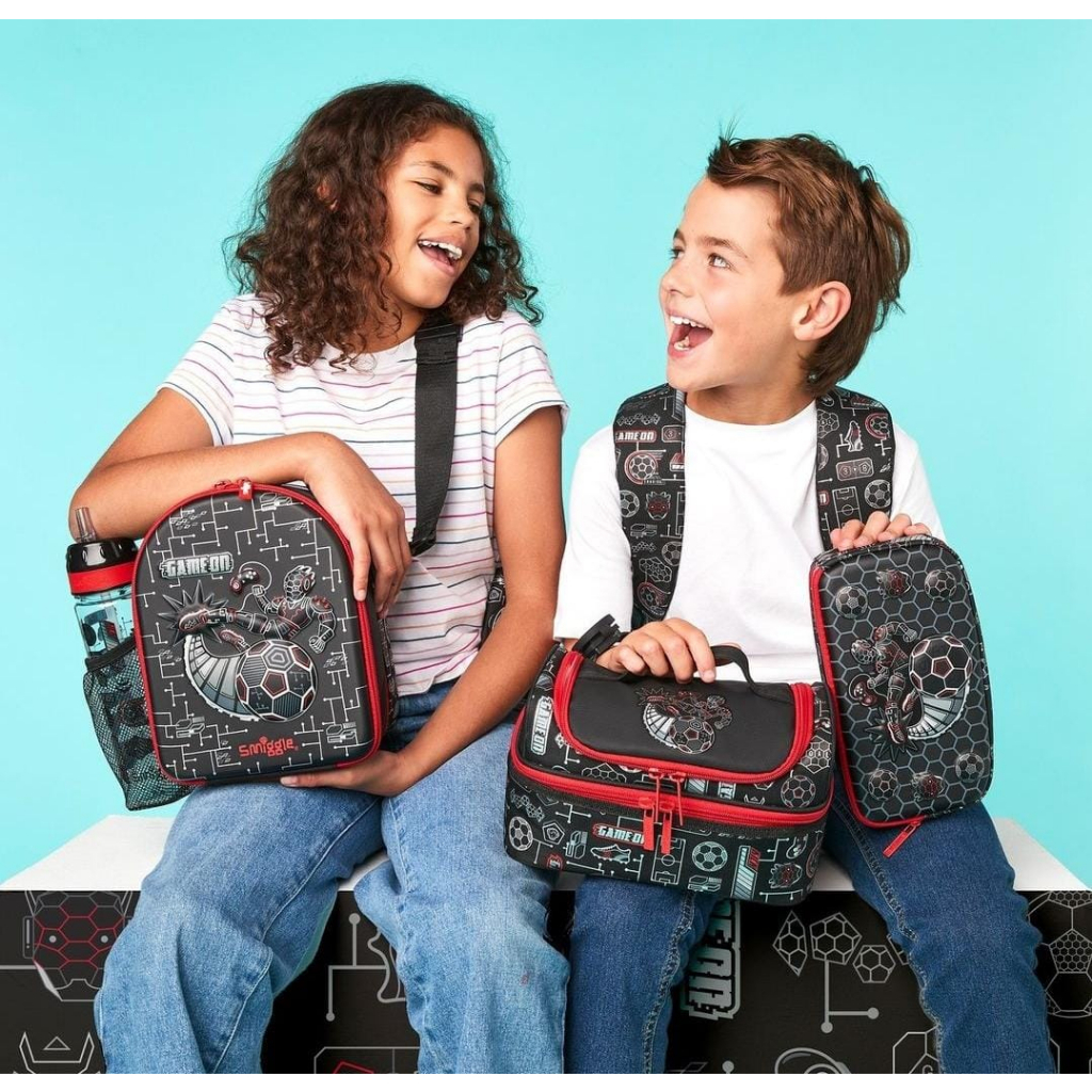 Smiggle Game On Rad Robot Classic Backpack and Lunchbag