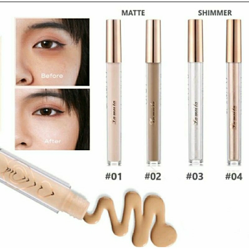 CONCEALER LAMEILA LIQUID | COUNTOUR | HIGHLIGHTER | EYESHADOW