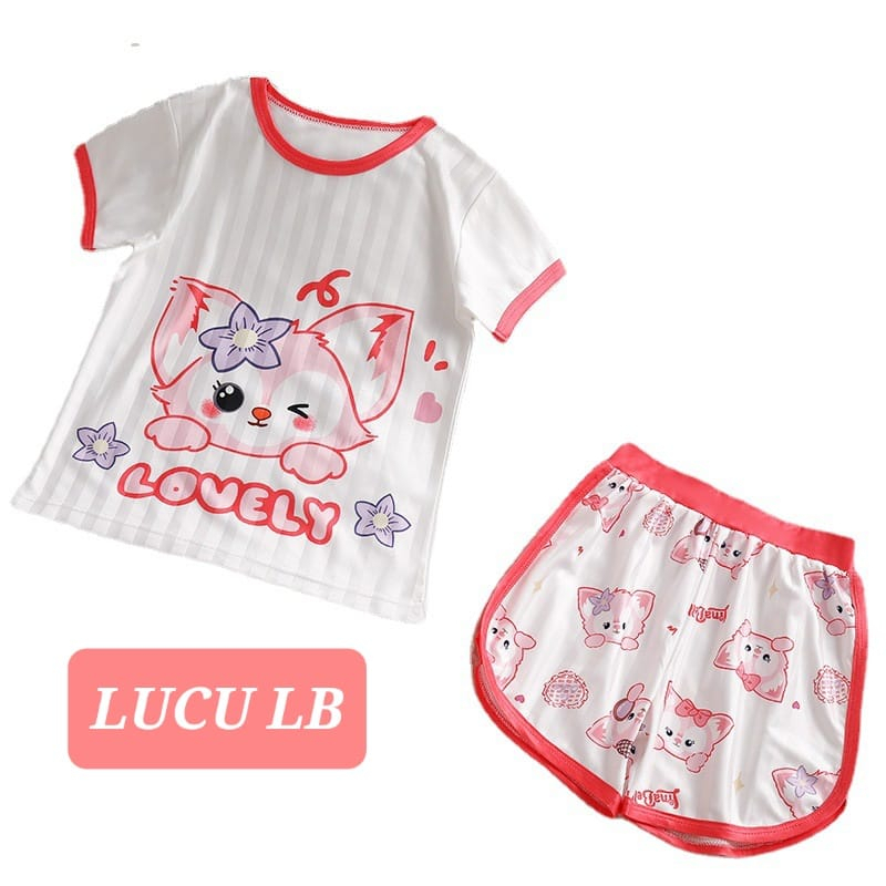 BAJUKIDDIE SETELAN LUCU BAJU TIDUR SANTAI ANAK DAILY SANRIO LUCU PAKAIAN ANAK CEWEK IMPORT MURAH