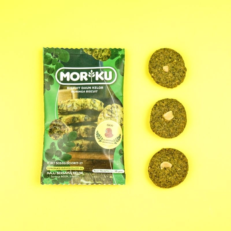 

Moriku Biskuit Kelor Almond | Moringa Biscuit with Almond Peanut