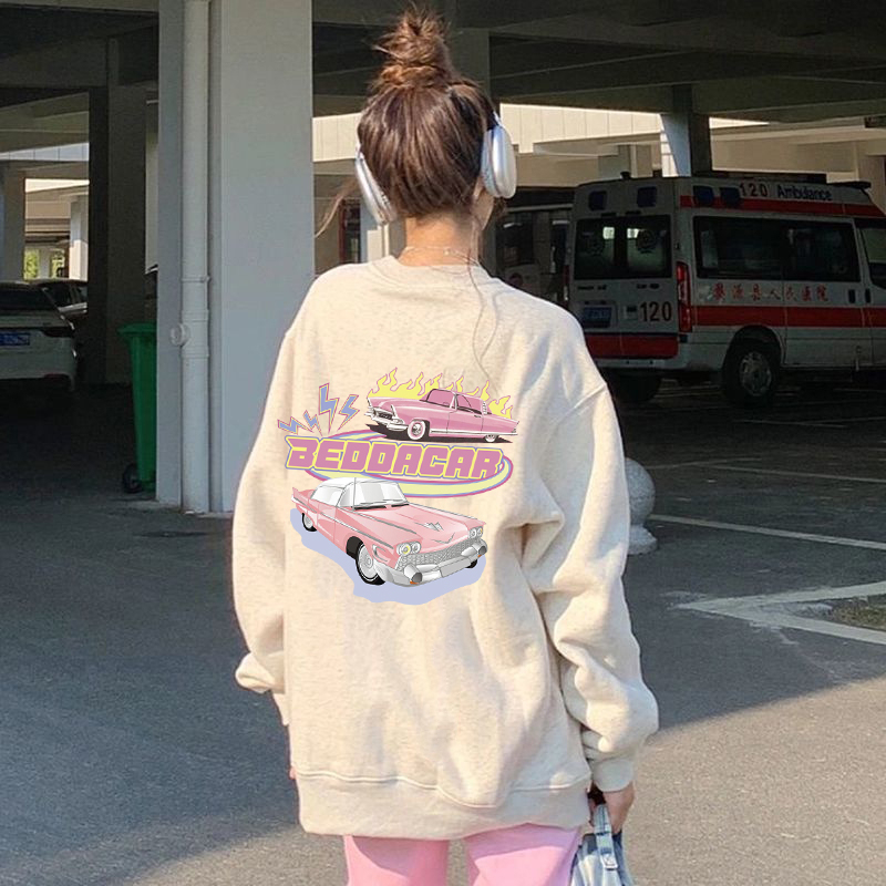 Car Sweter Wanita Korean Style Sweater Couple Oversize