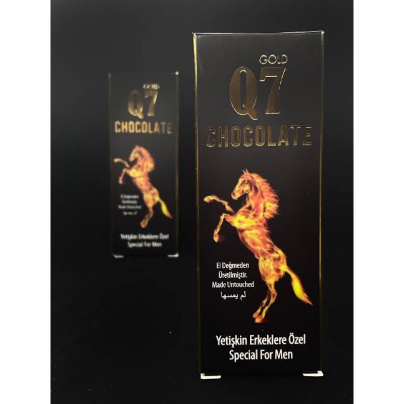 Coklat Q7 Black Stamina Pria 100% Asli Turkie