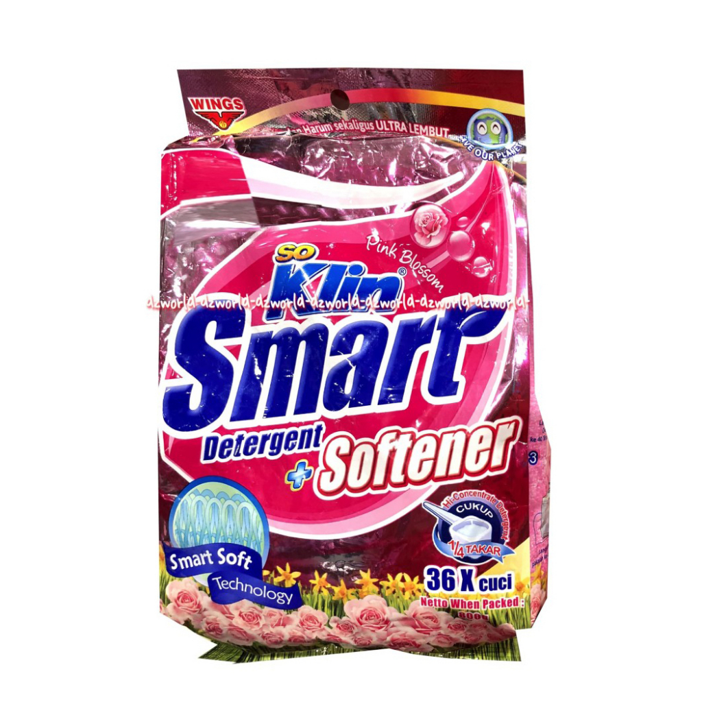 So Klin Smart Detergen Pewangi 800gr Soklin Sabun Cuci Soklin Powder Detergent Smart