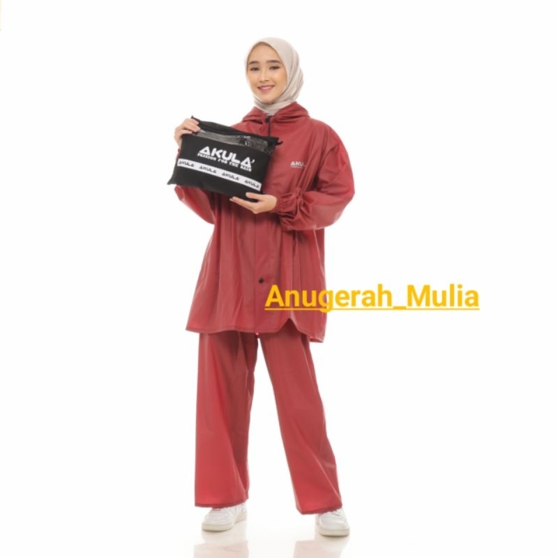 JAS HUJAN RAINCOAT, ANTI REMBES PRIA WANITA KUALITAS TERBAIK BY AKULA