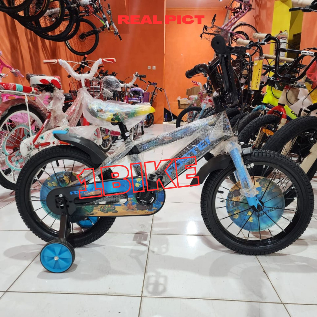 Sepeda Anak Laki Ukuran 12&quot; 16&quot; 18 BMX FOSTER 5505-1 sepeda anak murah , sepeda bmx x 03L