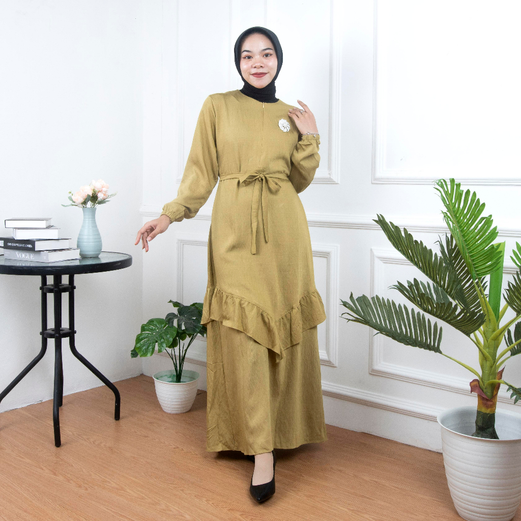 VS -Dress Lebaran Wanita Muslim Fatima