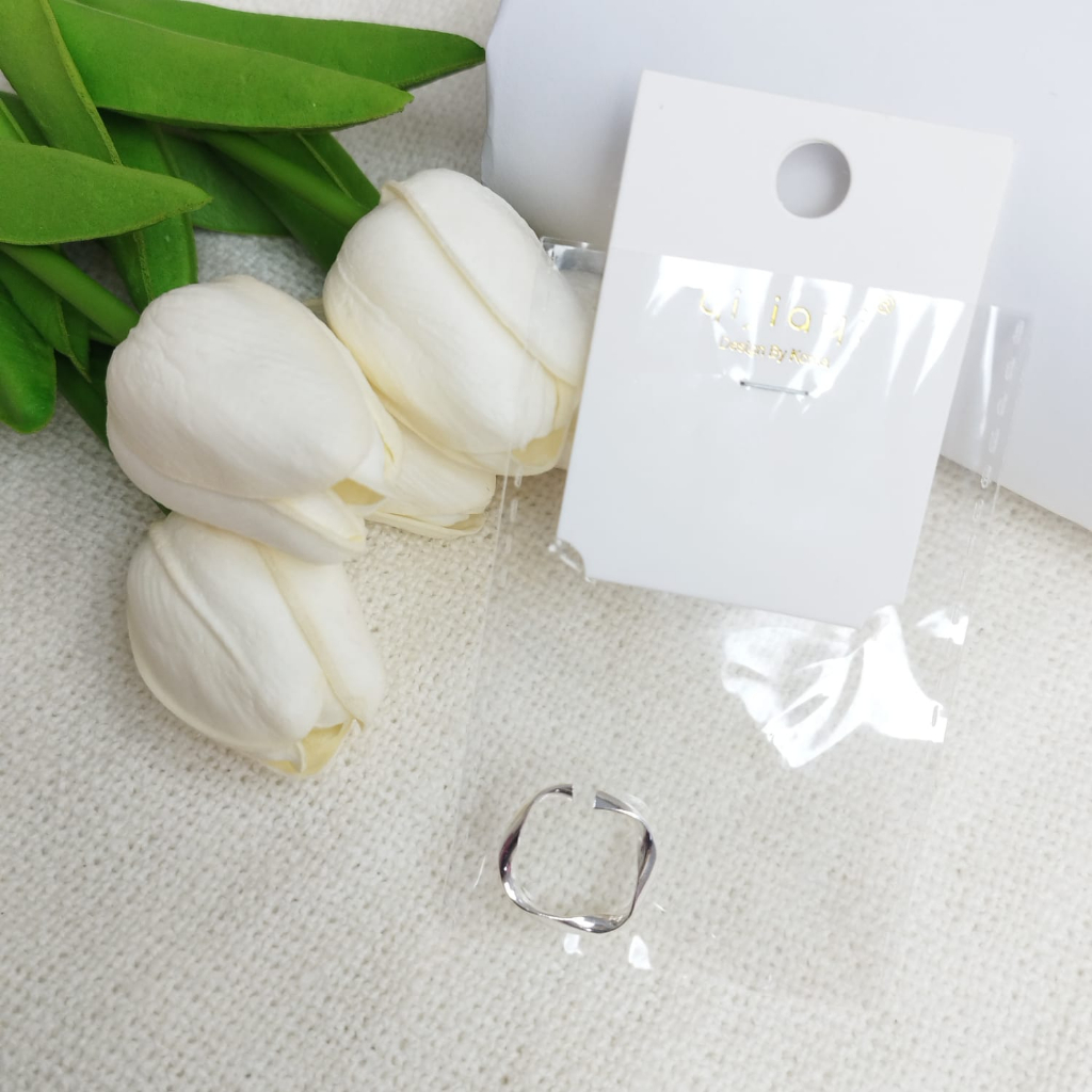 SeeskyFashion CN003 Mobius Twisted Ring Silver