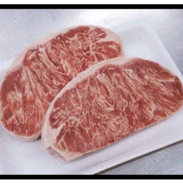 

Daging Sapi Striploin Meltique Premium / Meltik Wagyu Beef Steak 200gr