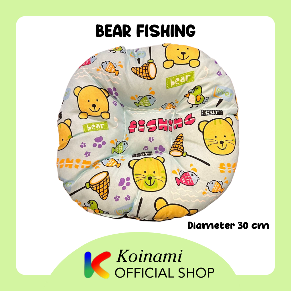 Bantal Kasur Bulat Motif D30 / Tilam Ranjang Kucing Anjing / Cat &amp; Dog / Pet