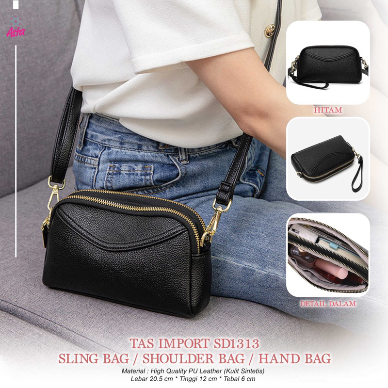 Tas Import SD1313 Sling Bag /Shoulder Bag