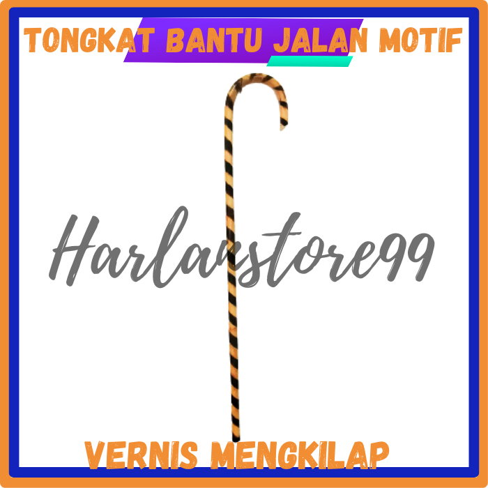 TONGKAT JALAN MOTIF - TONGKAT JALAN ROTAN - TONGKAT LANSIA - TONGKAT BANTU JALAN - TONGKAT TEKEN BAN