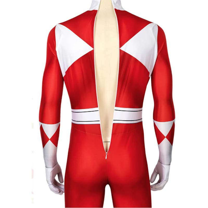 &lt;Stock ready&gt; Anak-anak Power Rangers Cosplay Bodysuit Boys Girls Superhero Jumpsuit Halloween Costume untuk 3-10 tahun