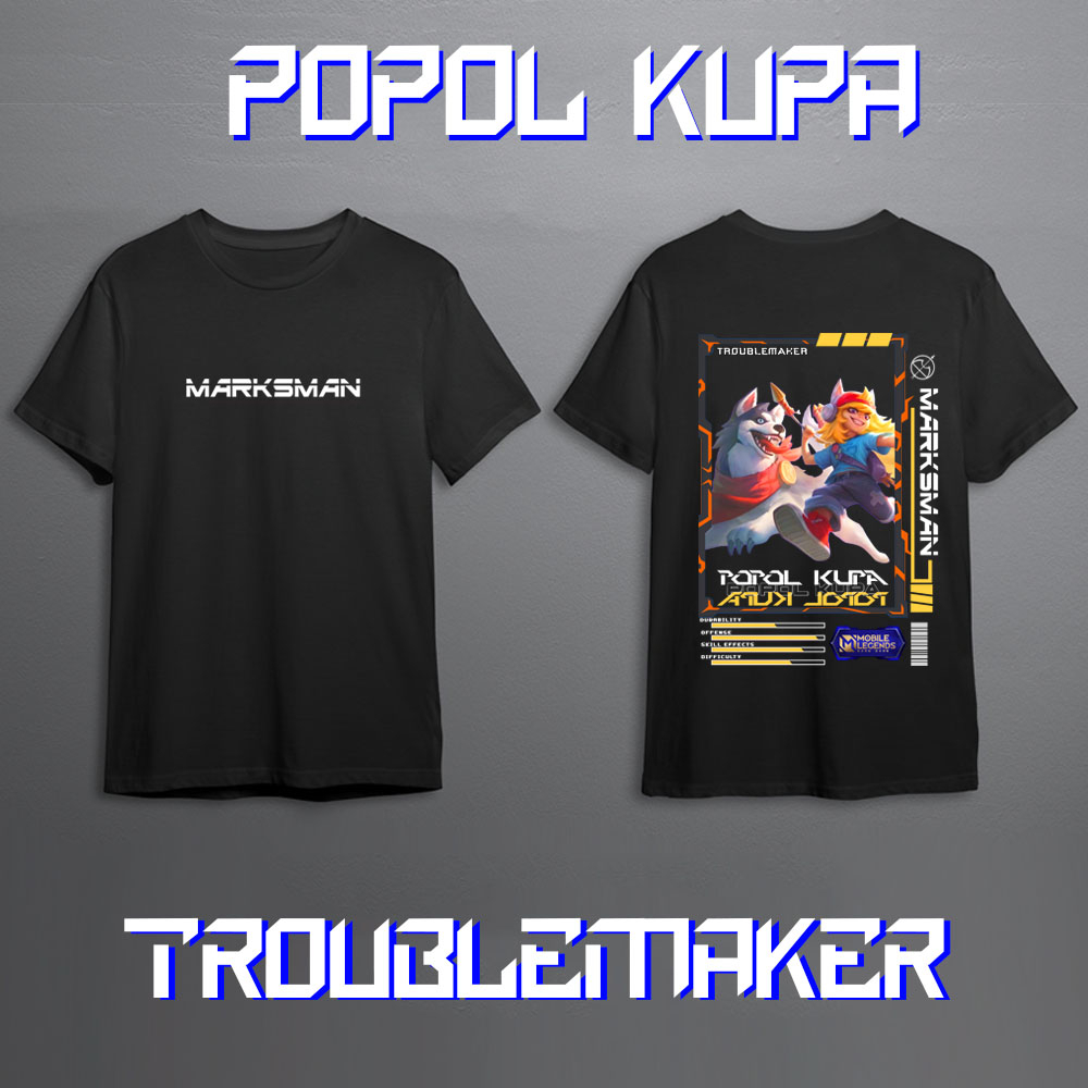 KAOS HERO MOBILE LEGEND POPOL KUPA MARKSMAN SKIN KEREN//KAOS ML//KAOS MOBILE LEGEND//KAOS POPOL KUPA