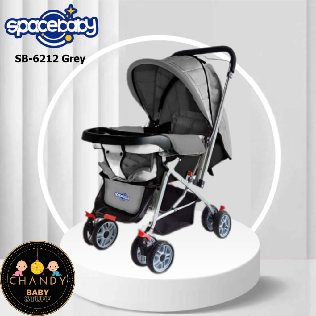 STROLLER BABY SB 6212 SPACEBABY KERETA DORONG BAYI (SETIR BOLAK BALIK)