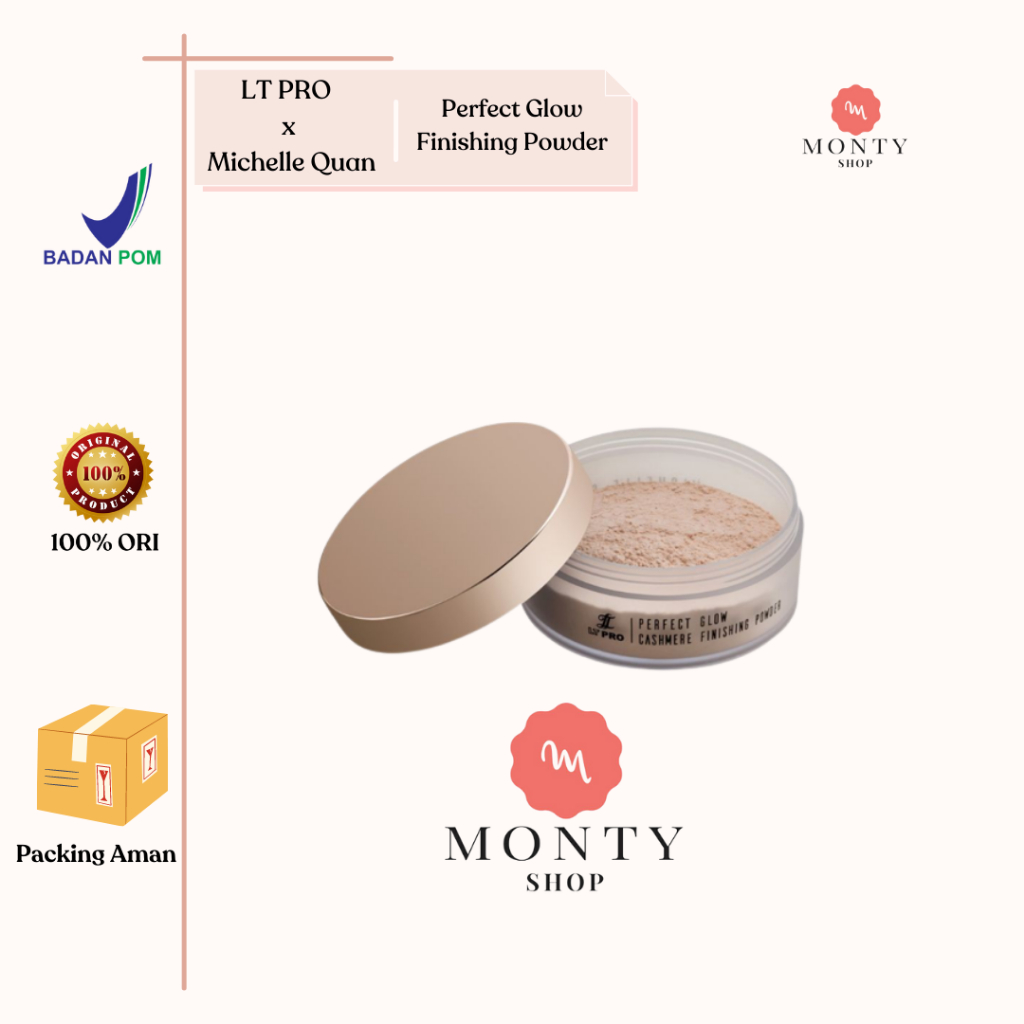 LT PRO x Michelle Quan Perfect Glow Cashmere Finishing Powder / Loose powder / bedak / face powder