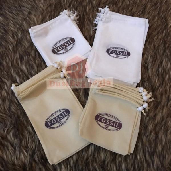 Promo DB Wallet FOSSIL DustBag Tas Serut Sarung Cover Dompet Branded - F WS Putih Berkualitas