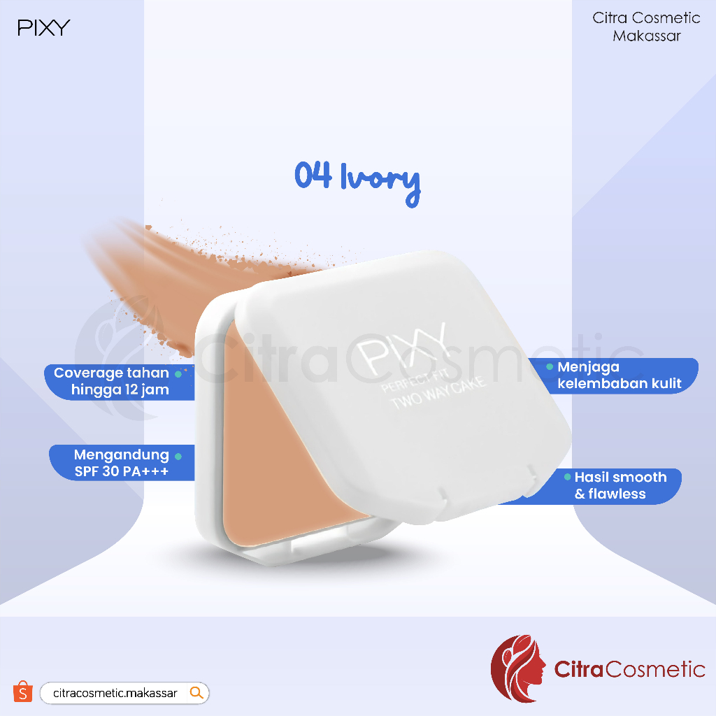 Pixy Uv Whitening Two Way Cake Perfect Fit Refill 12,2 Gr