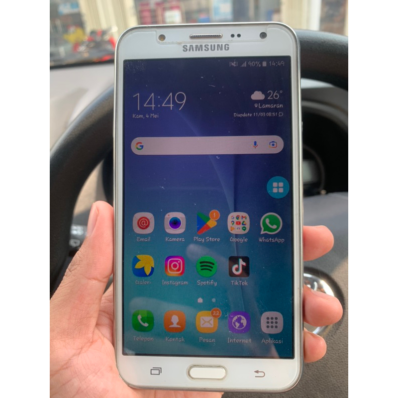 Samung J7 2015 Second 1.5GB/16GB