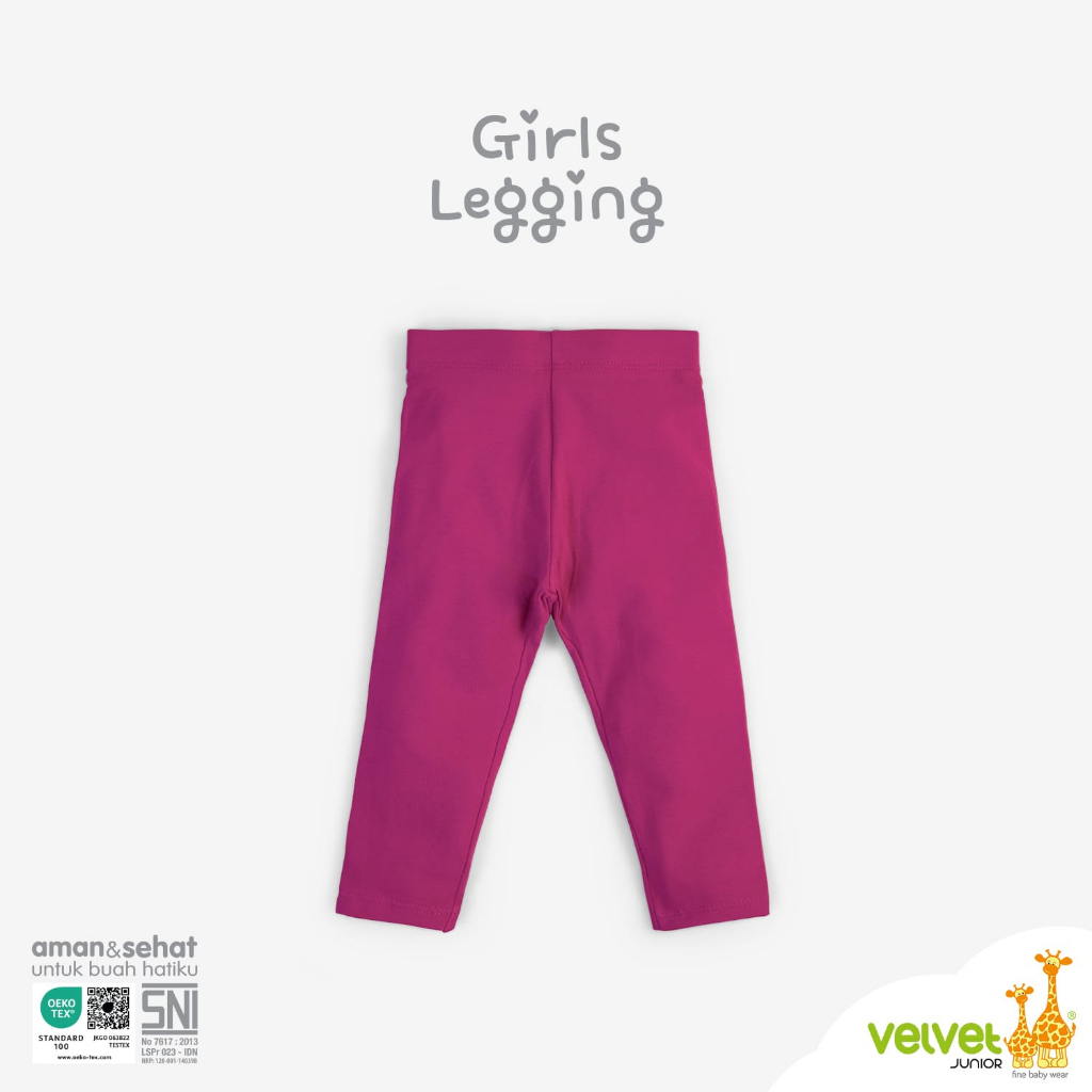 VELVET Baby Girl Legging POLOS MOTIF Bayi Anak Serie 4