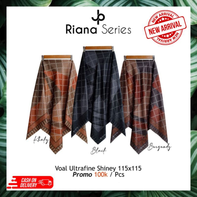 RIANA SERIES BY JOURNEY SCARVES ORIGINAL JILBAB SEGIEMPAT MOTIF FASHION HIJAB