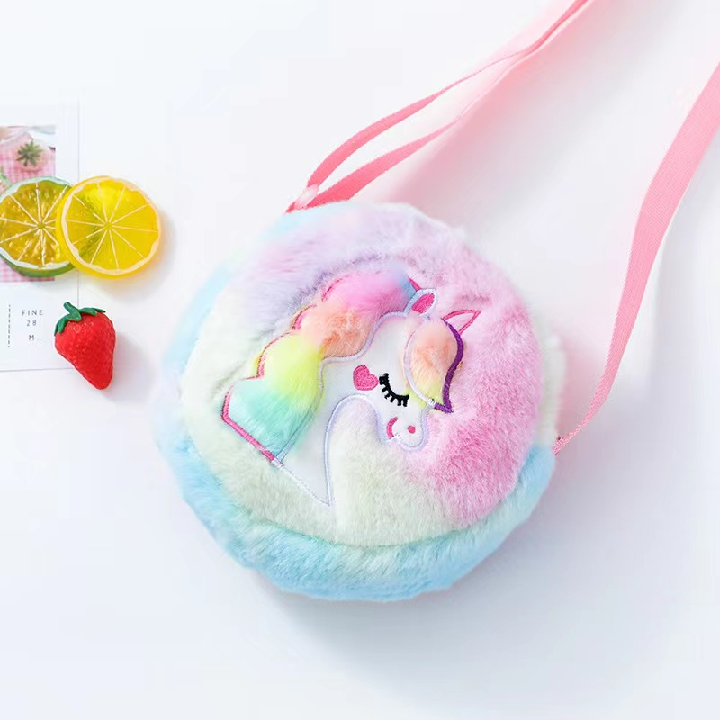 Tempat Unicorn Mewah Tas Bahu Messenger Tas Gadis TK Kecil Ransel Hadiah Anak Cinta Lucu Tas