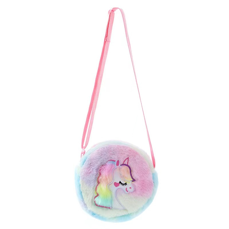 Tempat Unicorn Mewah Tas Bahu Messenger Tas Gadis TK Kecil Ransel Hadiah Anak Cinta Lucu Tas