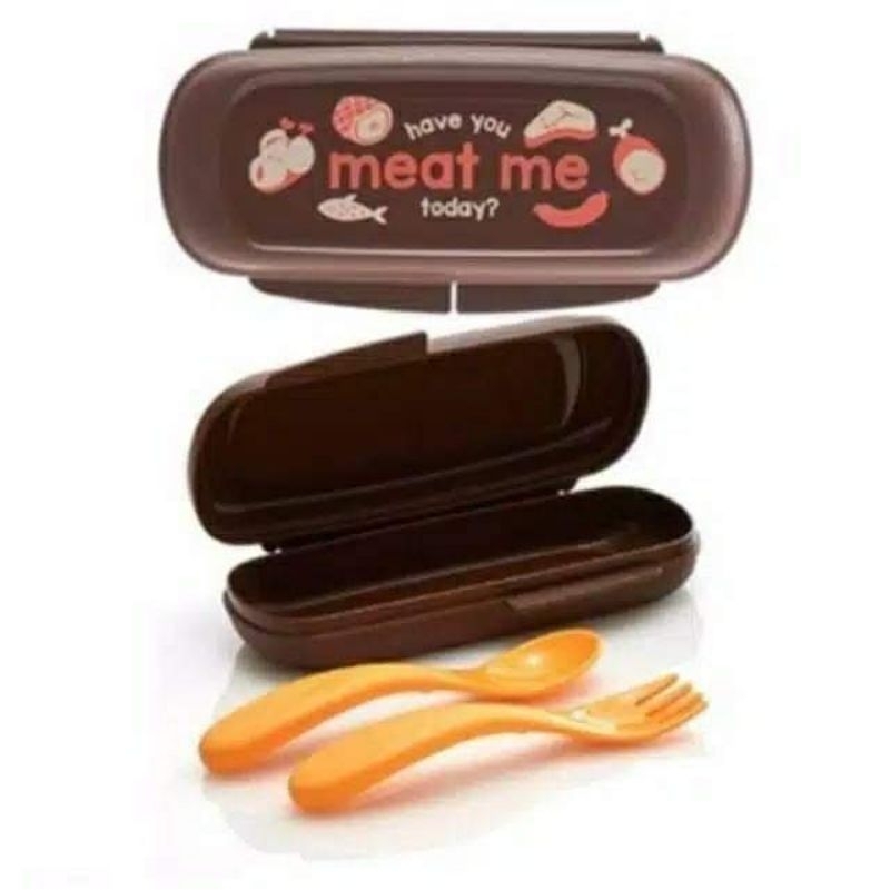 Baby spoon Tupperware with case